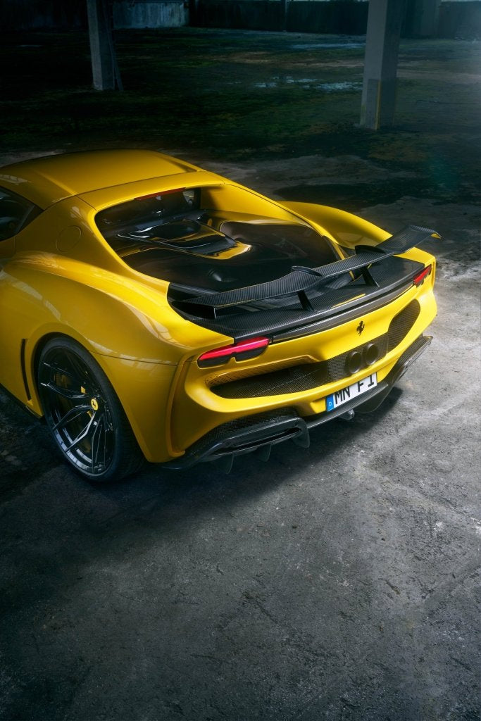 Novitec Ferrari 296 N-Largo Rear Spoiler - Fixed
