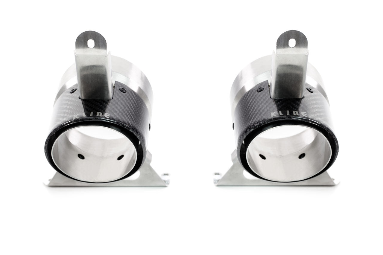 Kline Innovation Ferrari 488 Pista Muffler Heat Shield Option