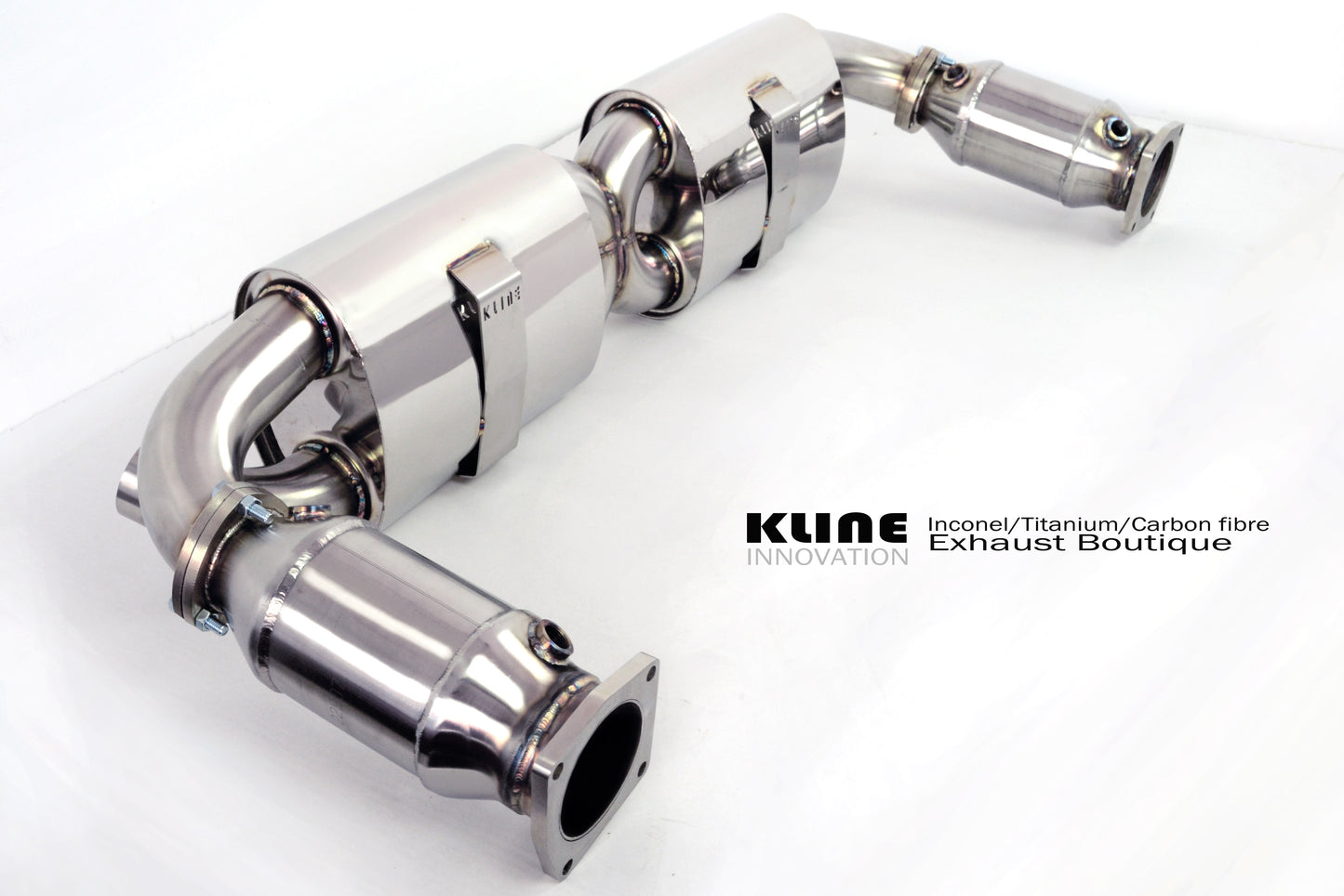 Kline Innovation Porsche 996 Turbo 100cell cat pipe set