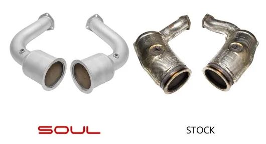 Bentley Bentayga 4.0L TT V8 Cat Bypass Downpipes - SOUL Performance
