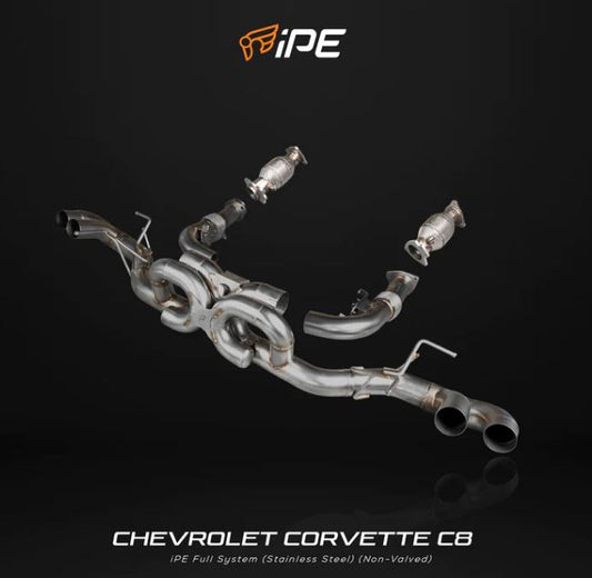 Chevrolet Corvette C8 iPE Cat Back System with Valve