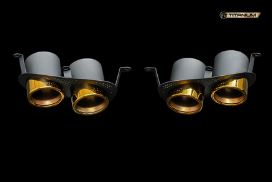 Ferrari F12 Berlinetta iPE Tips (Gold) Titanium