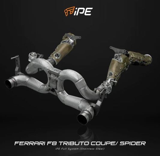 Ferrari F8 Tributo Coupe/Spider iPE Cat Back System
