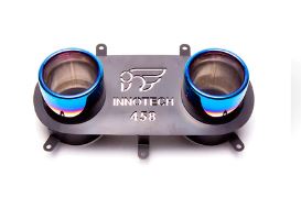 Ferrari 458 Italia/Spider iPE Tips (Titanium Blue)(Dual Out) Titanium