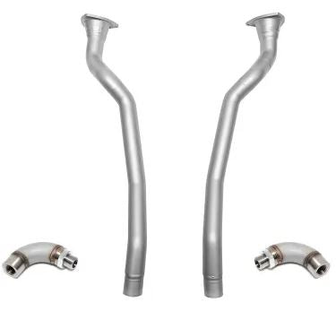 Ferrari FF / GTC4Lusso V12 Competition Downpipes with O2 Spacers (pair) - SOUL Performance