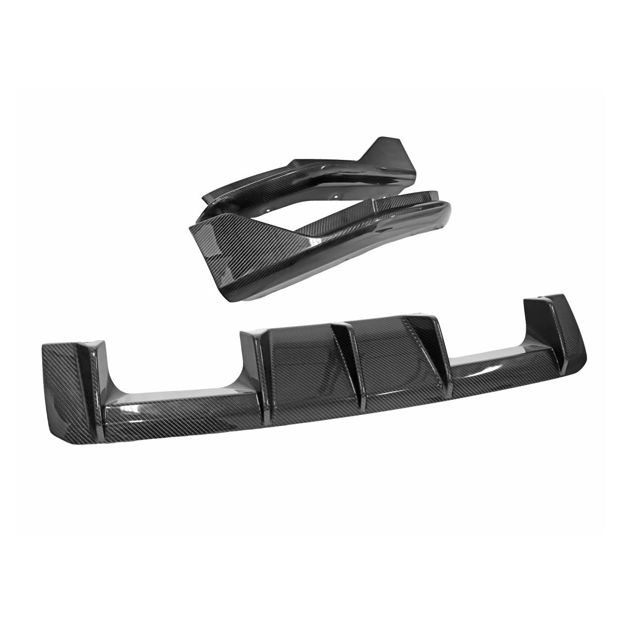 Fabspeed Carbon Fiber BMW 3 Piece Rear Diffuser - BMW G80 M3 Series