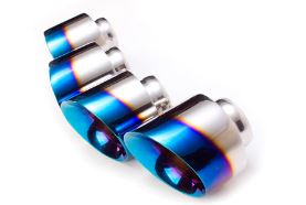 Nissan GT-R (R35) iPE Tips (Titanium Blue)