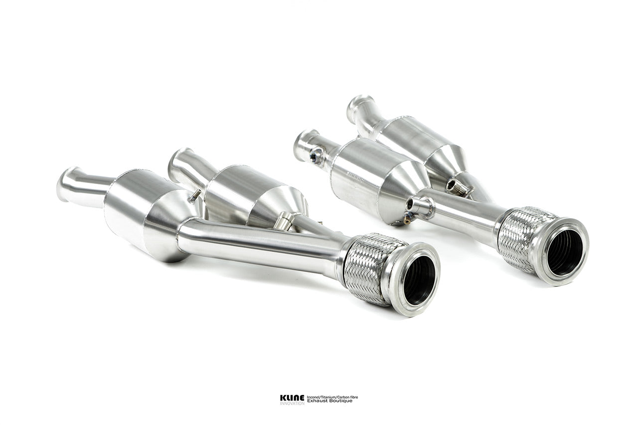 Kline Innovation Lamborghini Aventador SVJ 100cell cat pipe set