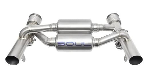 Lamborghini Huracan Performante Titanium Valved Exhaust System (Raw Finish) - SOUL Performance