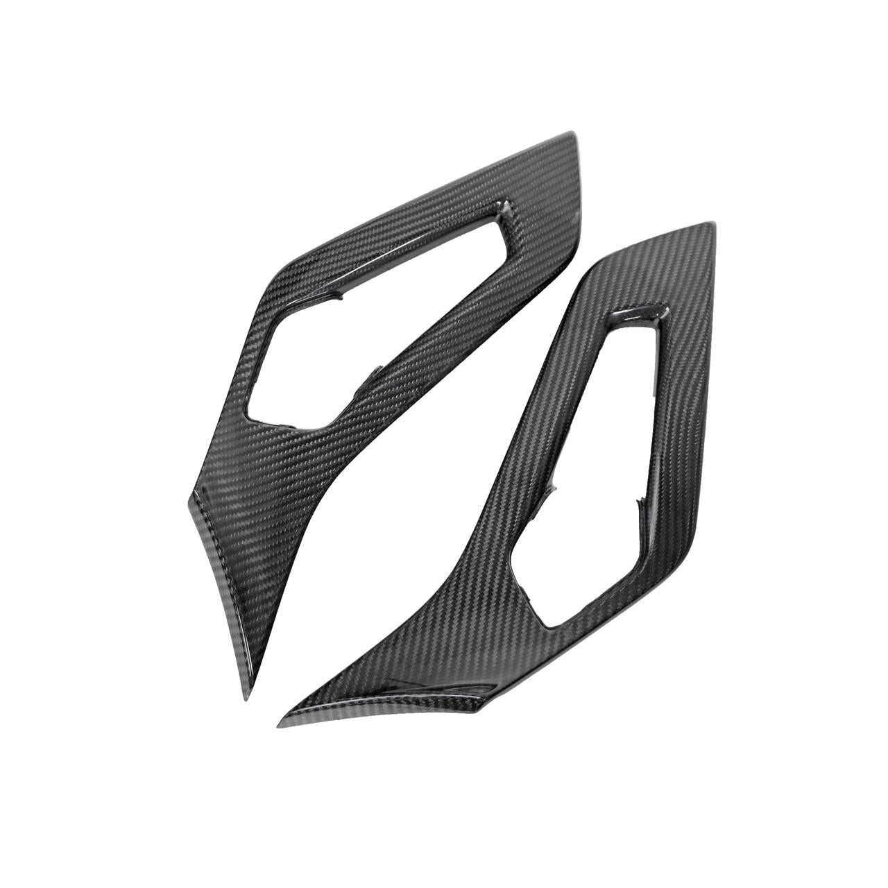 Fabspeed Carbon Fiber Inner Door Handle Pull Trim Set - Lamborghini Aventador