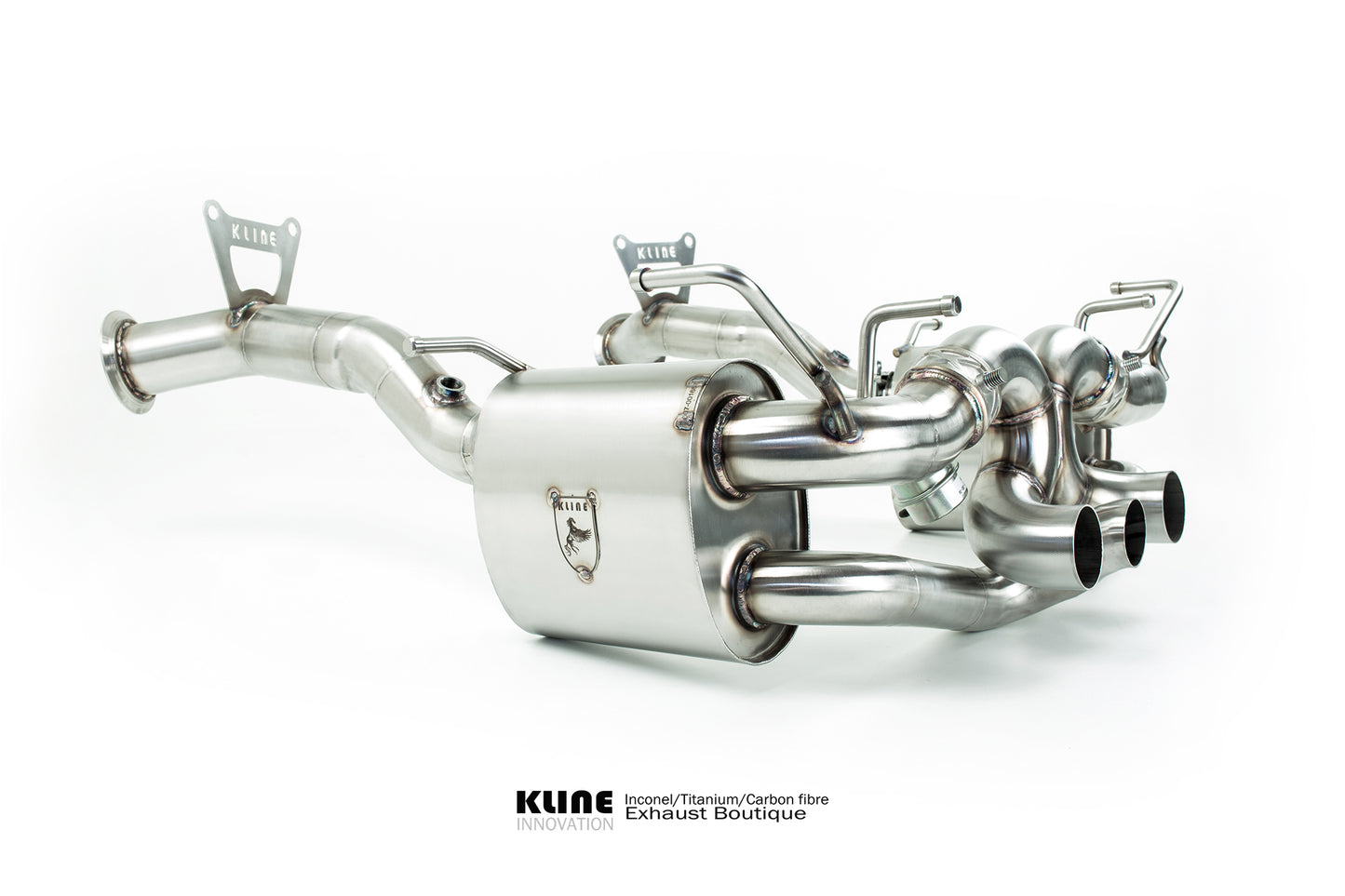 Kline Innovation Ferrari 458 Italia Muffler Heat Shield Option