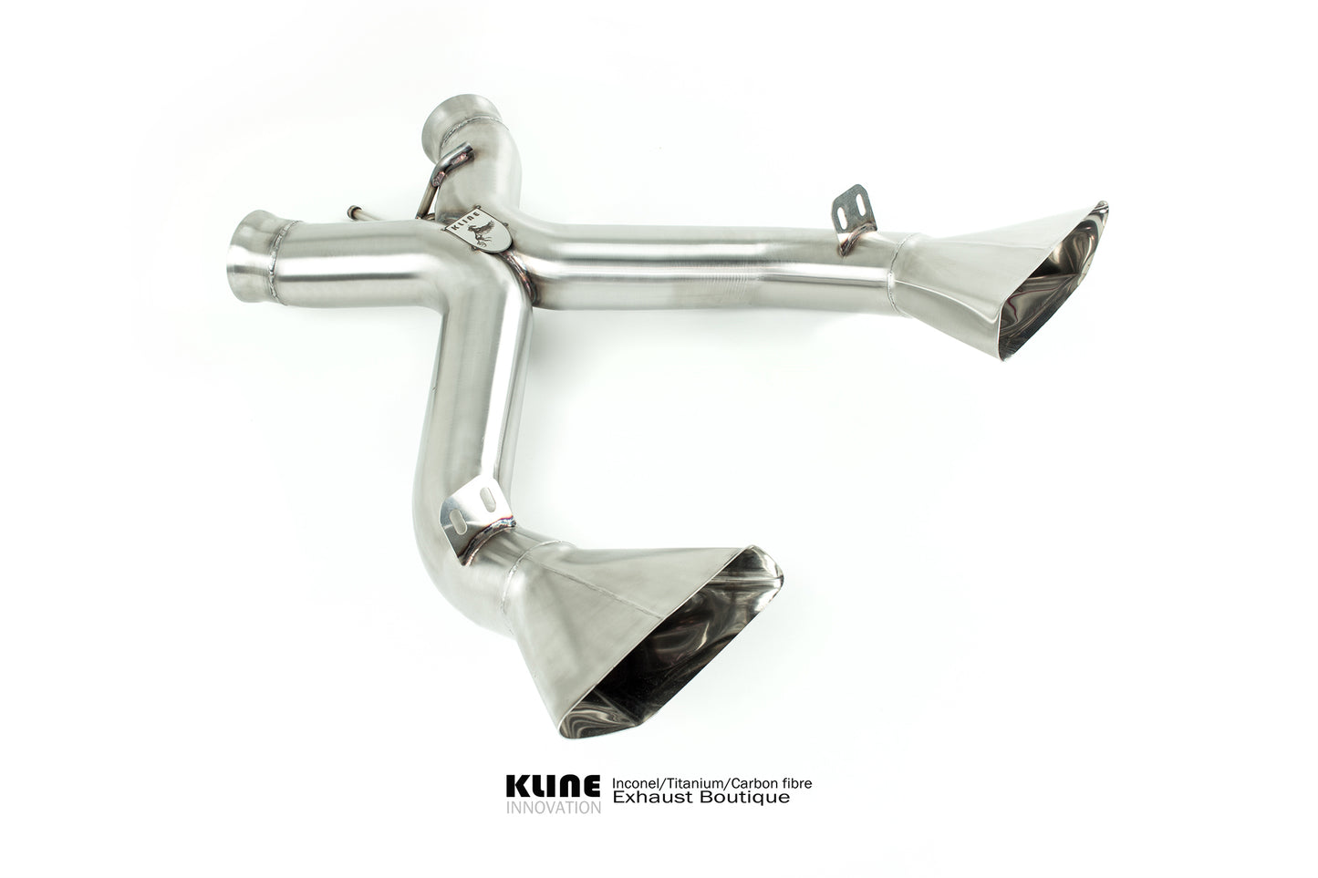 Kline Innovation McLaren P1 cat pipe set Heat Shield Option