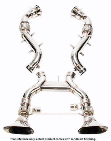 McLaren MP4-12C (Titanium) iPE Cat Back System