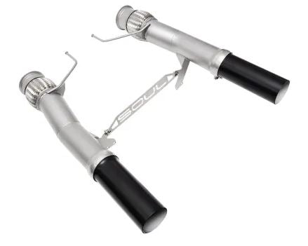 McLaren 720S 3.5" Sport Exhaust Package - Straight Cut Black Ceramic Tips - SOUL Performance