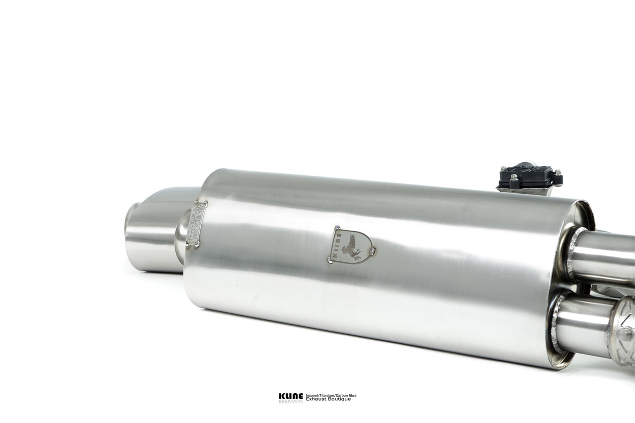 Kline Innovation Mercedes G63 AMG G500/G550 valvetronic rear section (with carbon fiber tips)