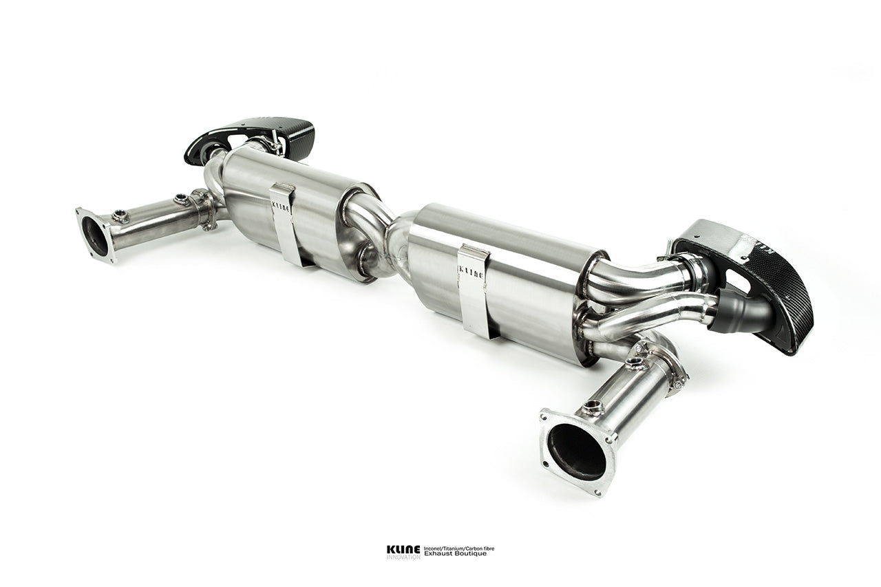 Kline Innovation Porsche 991 Turbo (gen 1/ gen 2) silencer section (70/63.5mm) (TUV)