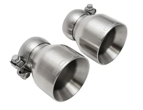 Porsche 718 GT4 / Spyder / GTS Cayman Race Exhaust (Resonated) - Brushed Straight Cut Double Wall Tips - SOUL Performance