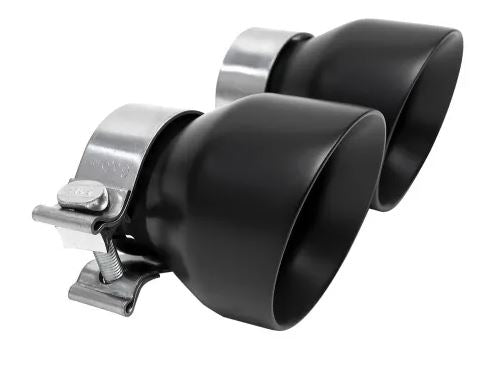 Porsche 718 GT4 RS Valved Exhaust - Jet-Hot Matte Black Slash Cut Tips - SOUL Performance