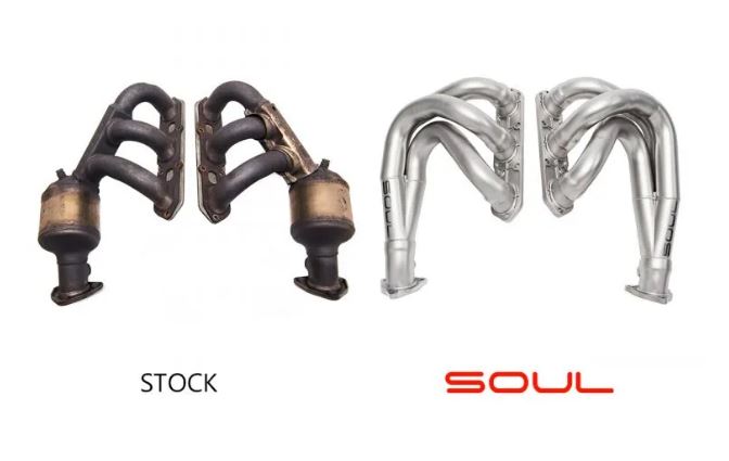 Porsche 987.1 Cayman / Boxster Competition Headers (catless) - SOUL Performance