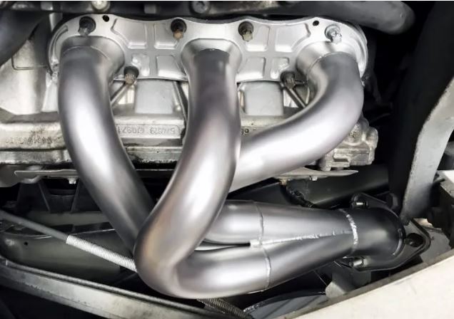Porsche 987.2 Cayman / Boxster Competition Headers (catless) with O2 Spacers (pair) - SOUL Performance