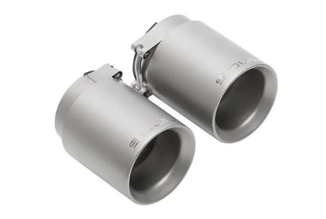 Porsche 991.2 Carrera (with PSE) Trackback Turbo Back Exhaust System - 4" Double Wall Tips (Signature Satin) - SOUL Performance