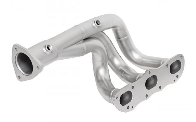 Porsche 991.1 Carrera Long Tube Competition Headers (catless) with O2 Spacers (pair) - SOUL Performance
