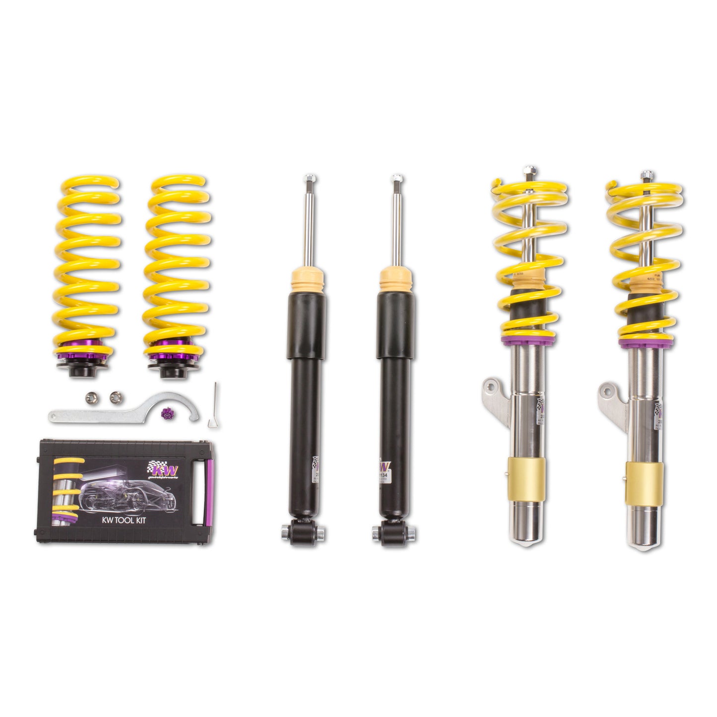 KW COILOVER KIT 1022000J V1 2014+ BMW 4 SER F33 435I CONVERTIABLE RWD: WITHOUT EDC