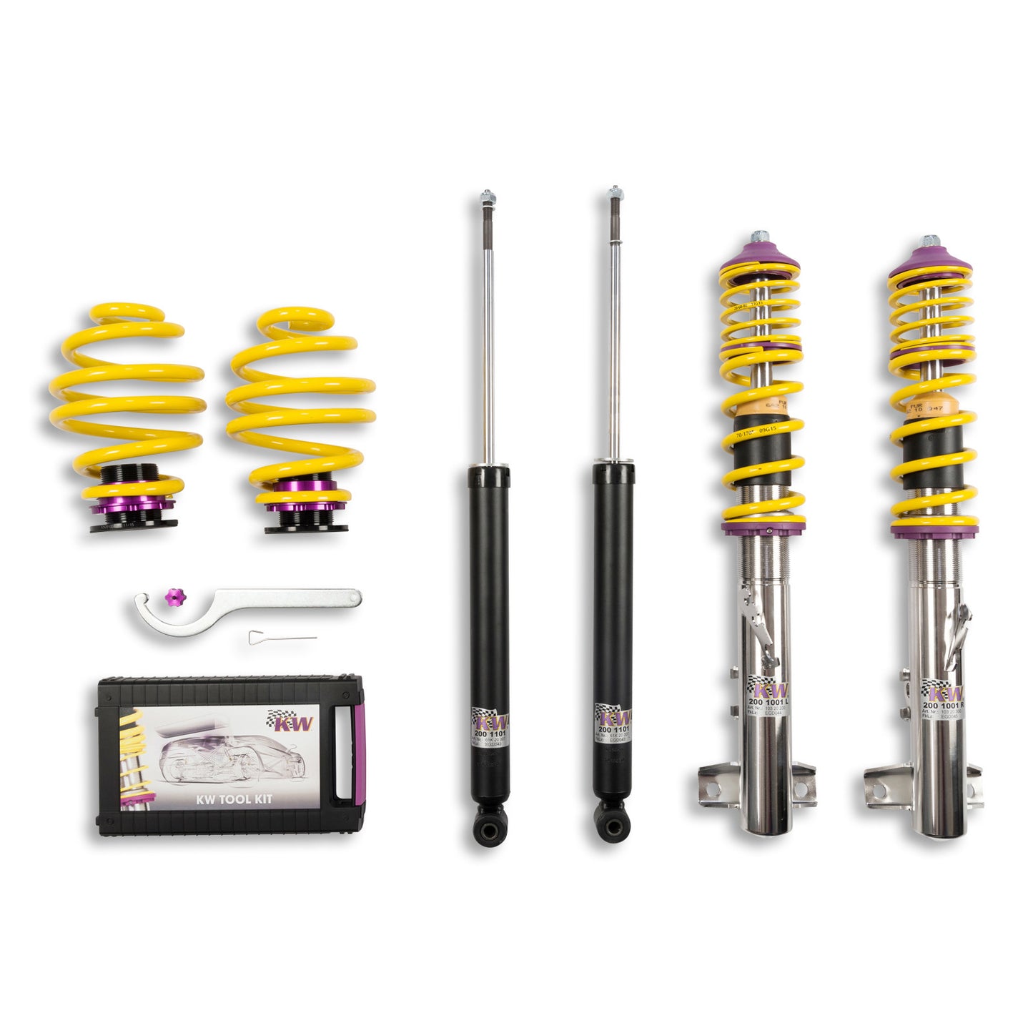 KW COILOVER KIT 10220011 V1 06/92-02/98 BMW 3SERIES E36 (3 06/92-02/98 3SERIES E36 (3B, 3/B, 3C, 3/C) SEDAN, COUPE, WAGON, CONVERTIBL