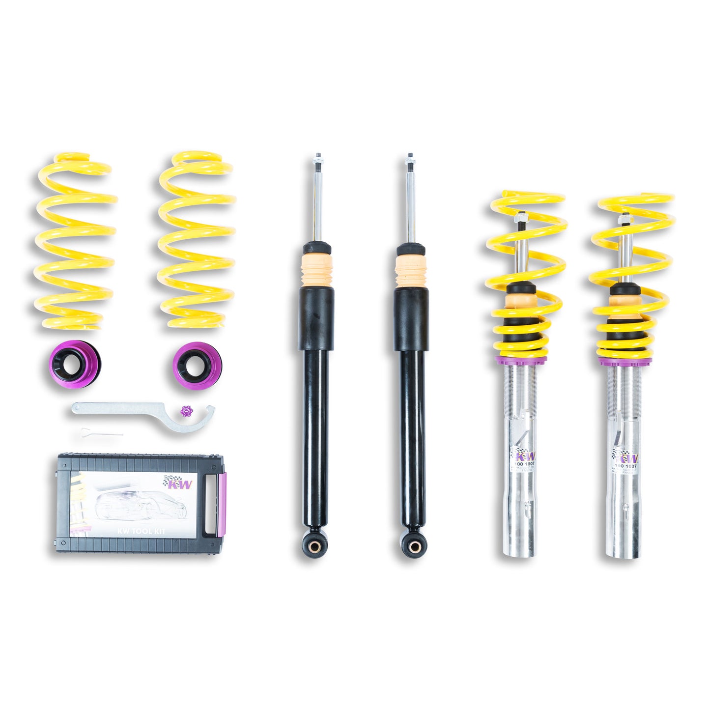 KW COILOVER KIT 102800BB V1 18+ VW TIGUAN AWD 55MM0 ATECA 4WD; TYPE 5FP