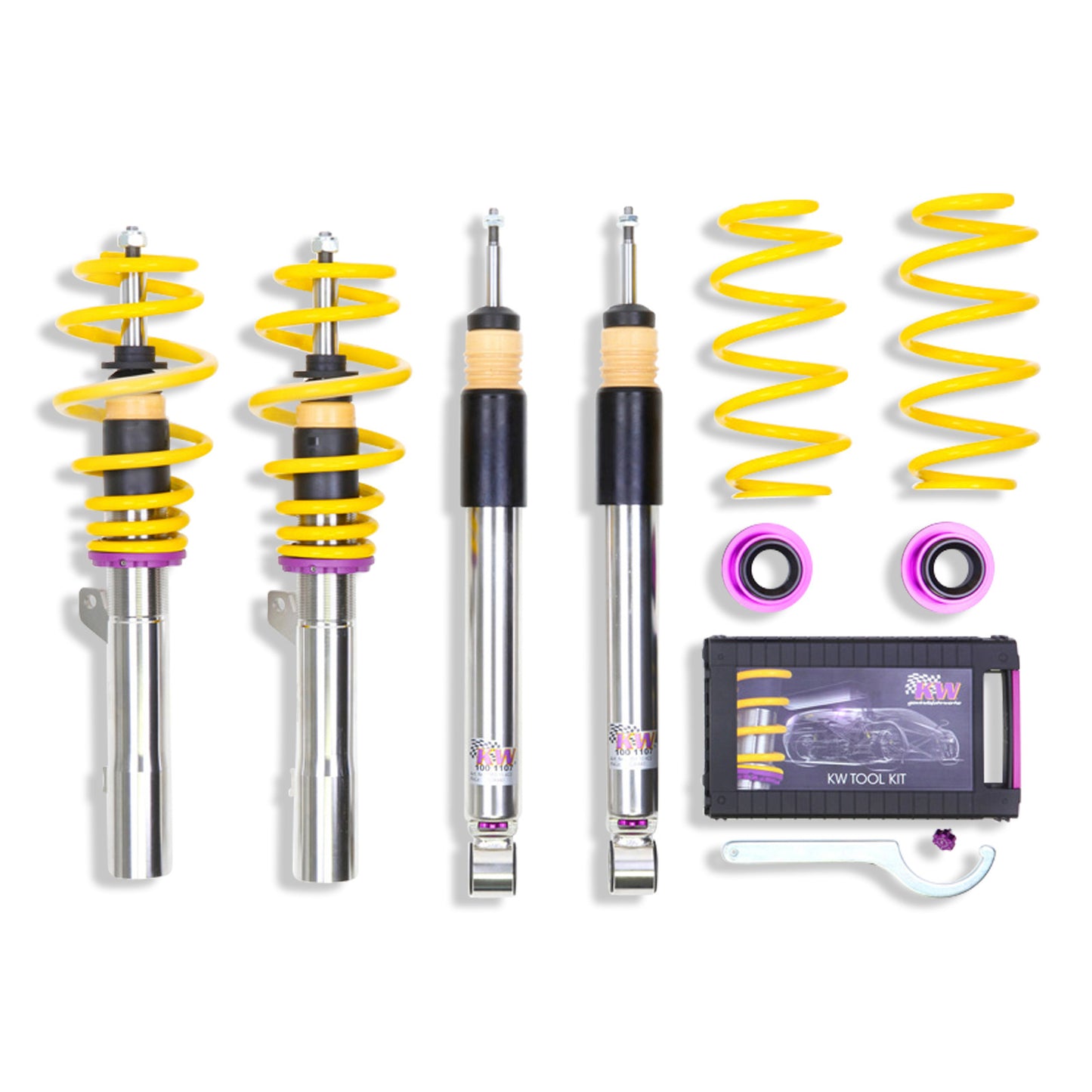KW COILOVER KIT 35210040 V3 VW MK5 Golf/Jetta 05+ A3 (8P) 2WD, 2.0 T FSI
