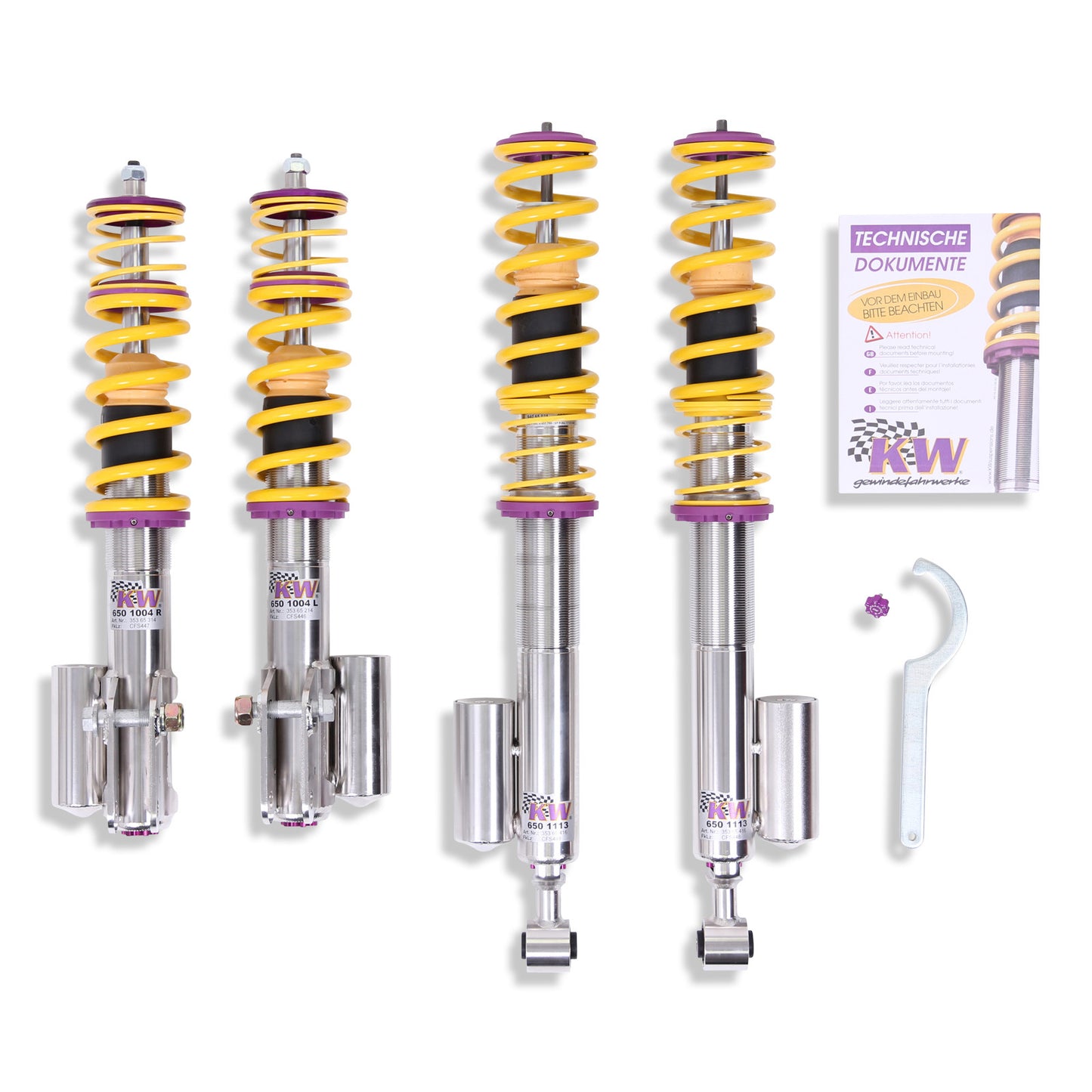 KW COILOVER KIT 35265017 V3 08+ MITSUBISHI LANCER EVO 10