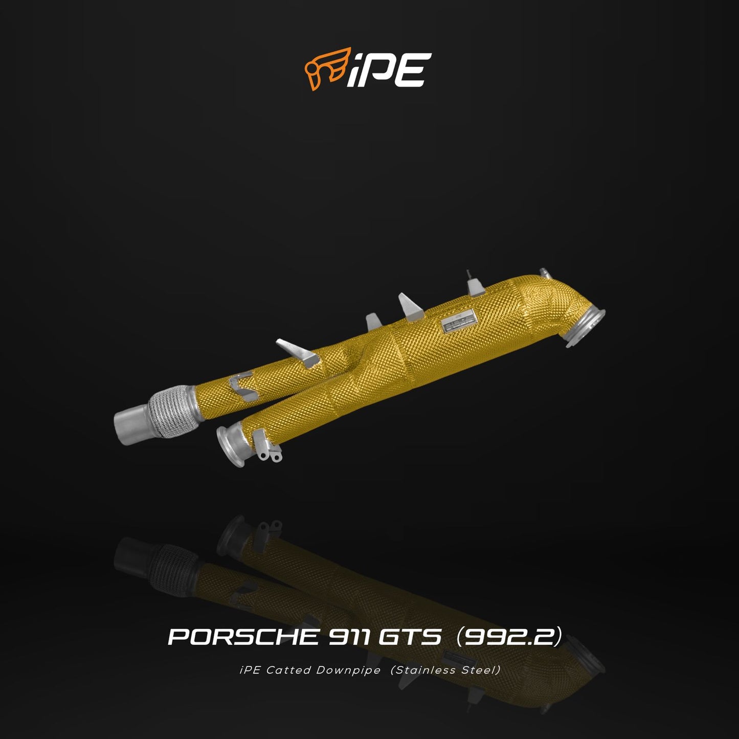 iPE Porsche 992.2 GTS Catted Downpipe