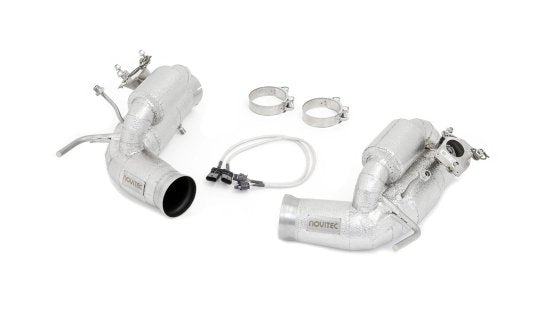 Novitec Ferrari 296 N-Largo power optimized exhaust system with flap-regulation