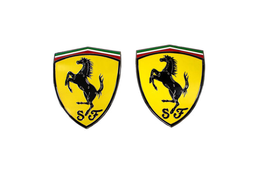 Fabspeed Ferrari Replica Scuderia Shields - Fender Badges 458 Italia  Spider Ferrari