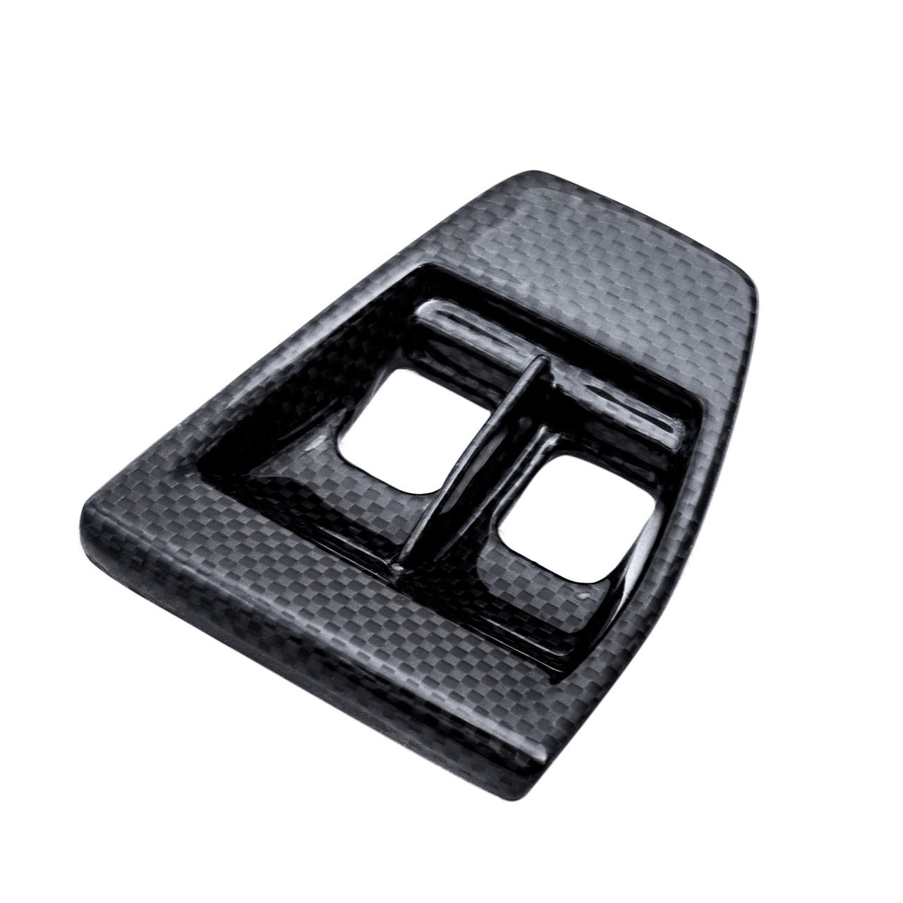 Fabspeed Carbon Fiber Start Plate Center Console, Spider Control Plate - Ferrari 458 Italia/Spider