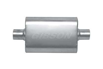 Gibson MWA 2.5in. Offset/ 2.5in. Center 14in. Oval Muffler