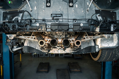 Corsa 23-25 Chevrolet Corvette C8 Z06 3in Valved Cat-Back Exhaust Muffler Delete Track Systemw/o Tip