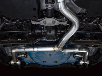 AWE Tuning 2022+ VB Subaru WRX Track Edition Exhaust - Diamond Black Tips