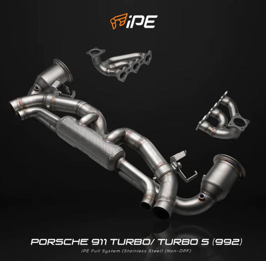 Porsche 992 Turbo / Turbo S iPE Cat Pipe