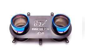 Ferrari 458 Italia/Spider iPE Tips (Titanium Blue)(Dual Out) Stainless-Steel