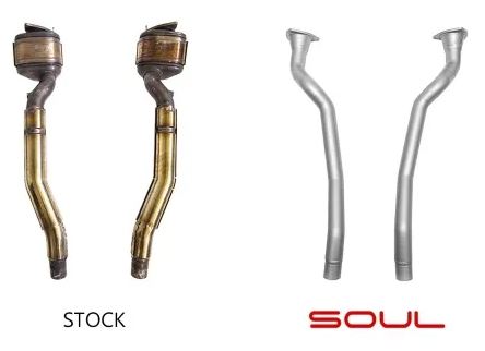 Ferrari FF / GTC4Lusso V12 Competition Downpipes - SOUL Performance