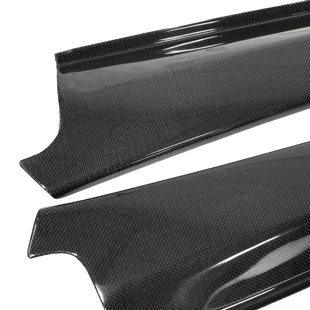 Fabspeed Carbon Fiber Door Steps with Raised Chrome "Ferrari" Script Ferrari F430