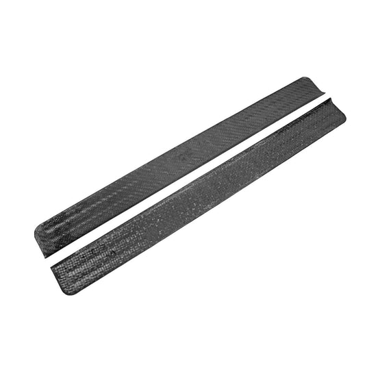 Fabspeed Carbon Fiber Embossed Door Sill Trim - Ferrari 488 Pista