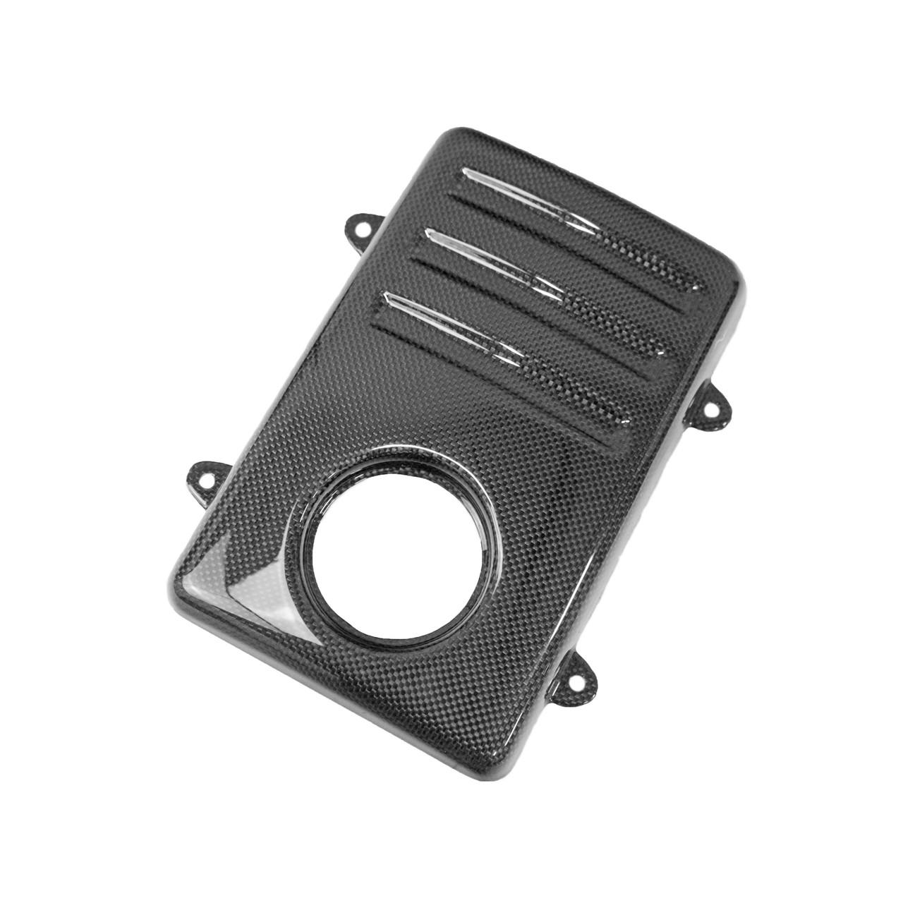 Fabspeed Carbon Fiber Scuderia Style Coolant Tank Cover With Tabs - Ferrari F430