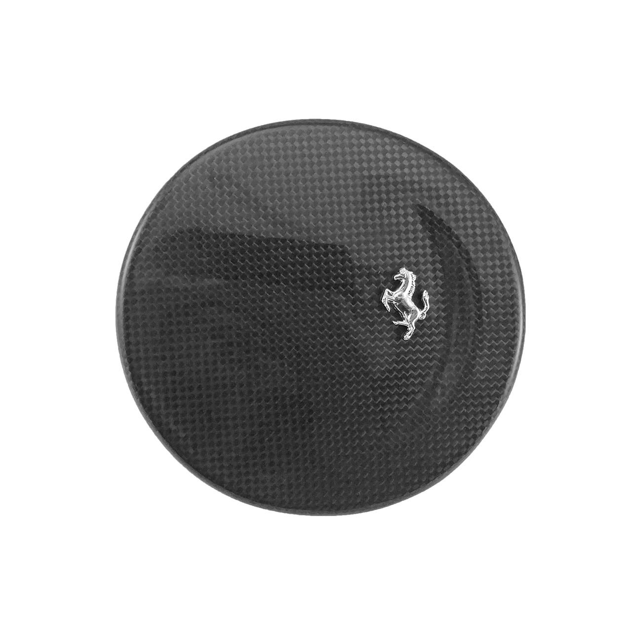 Fabspeed Carbon Fiber Fuel Door With Cavallino - Ferrari F430