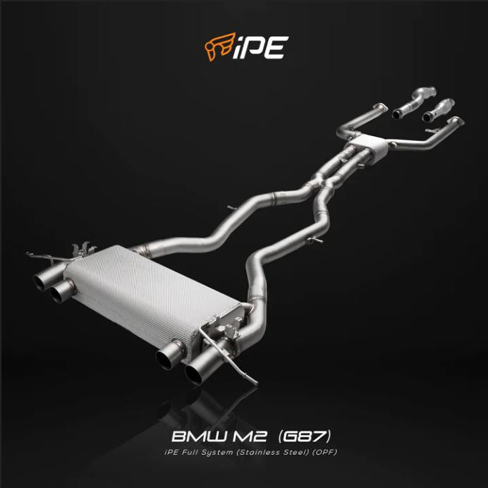 BMW M2 G87 iPE Cat Back System (Factory Front Pipe)