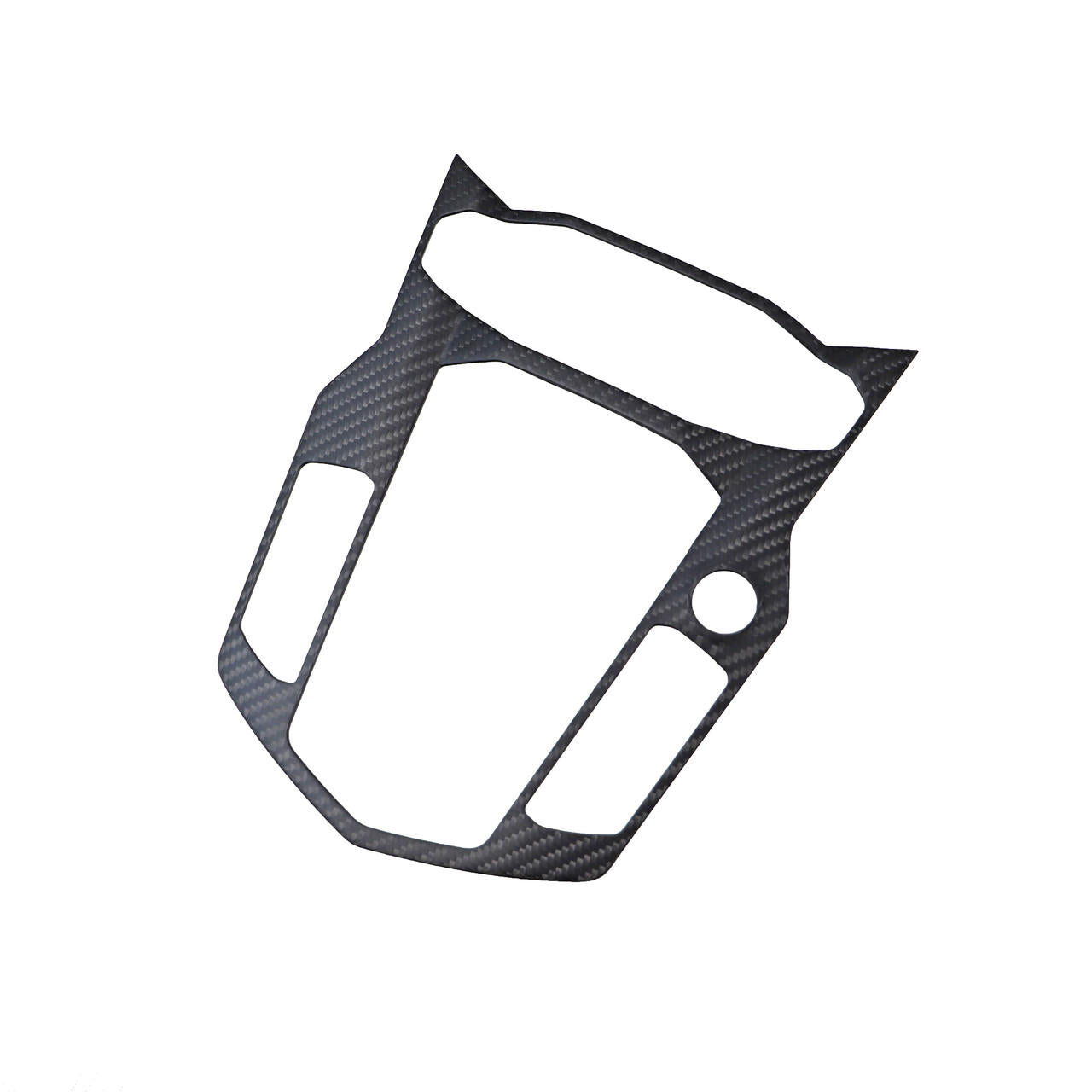 Fabspeed Carbon Fiber Center Console Large Outer Trim Bezel - Lamborghini Aventador