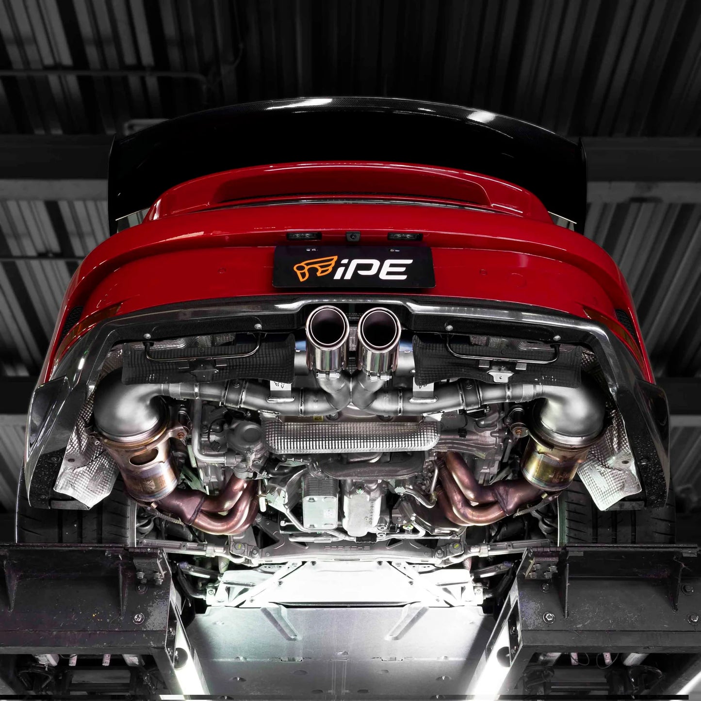 iPE Porsche 992 GT3 / GT3 TOURING / GT3 RS 2021 - Current_Titanium Cat Back System