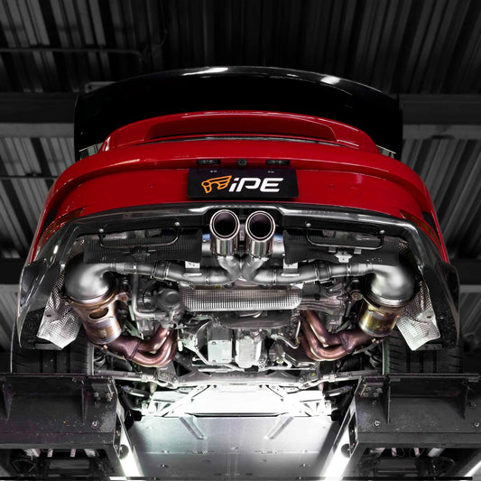 iPE Porsche 992 GT3 / GT3 TOURING / GT3 RS 2021 - Current_Equal-Length Headers with Catless Straight Pipe