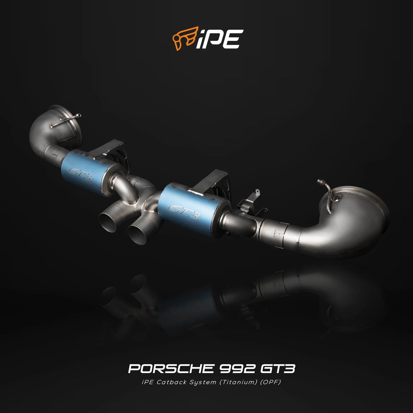 iPE Porsche 992 GT3 / GT3 TOURING / GT3 RS 2021 - Current_Titanium Cat Back System